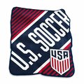 Logo Brands US Mens Soccer Team Distressed Raschel Throw 922-26-C1